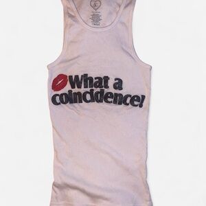 Women's Graphic Tank Top - Cream